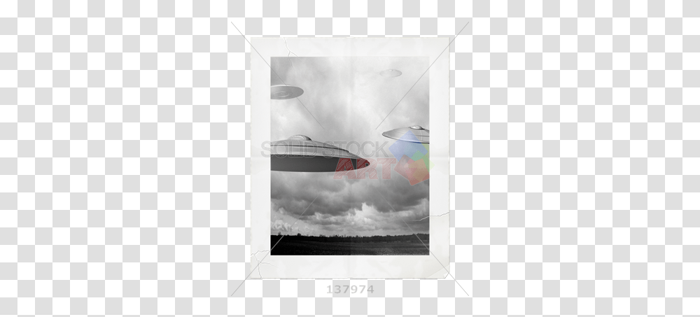 Stock Photo Of Aliens Landing With Ufo Rigid Airship, Adventure, Leisure Activities, Aircraft, Vehicle Transparent Png