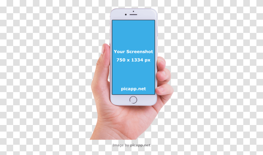 Stock Photos Mockups From Picapp Mobile Frame For Screenshots, Mobile Phone, Electronics, Cell Phone, Person Transparent Png
