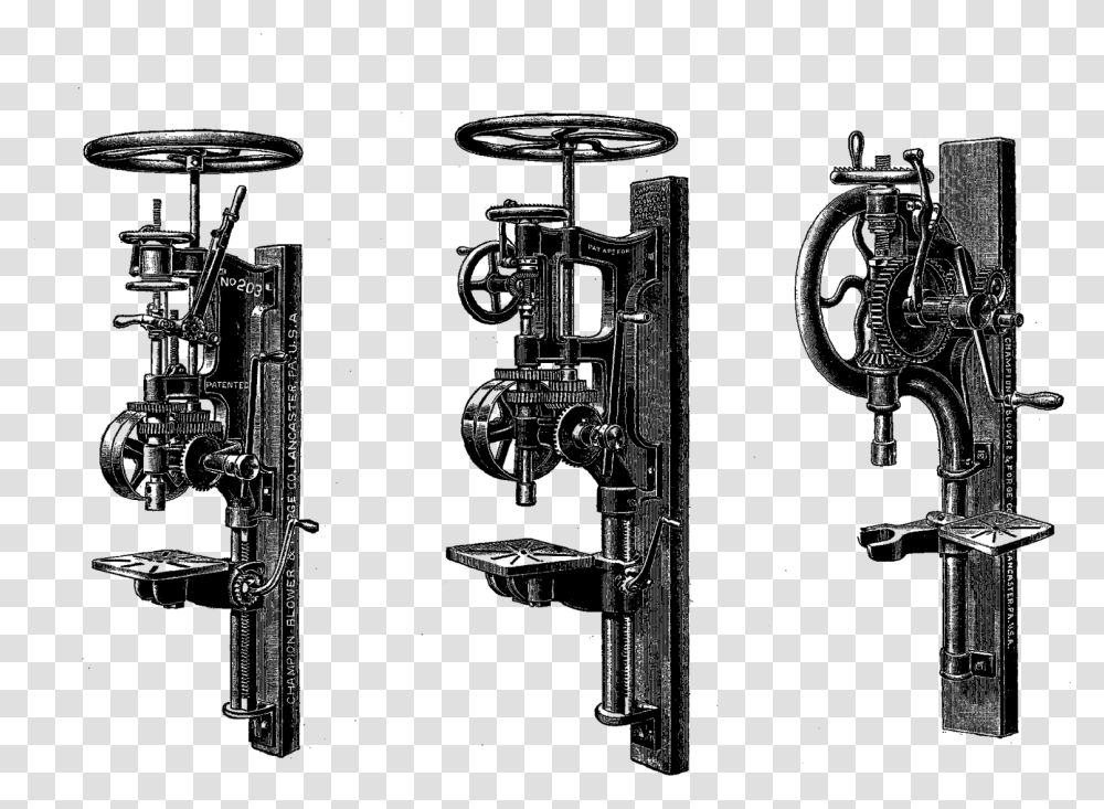 Stock Steampunk Image Champion Blower And Forge Catalog Drill, Outdoors, Nature, Astronomy, Outer Space Transparent Png