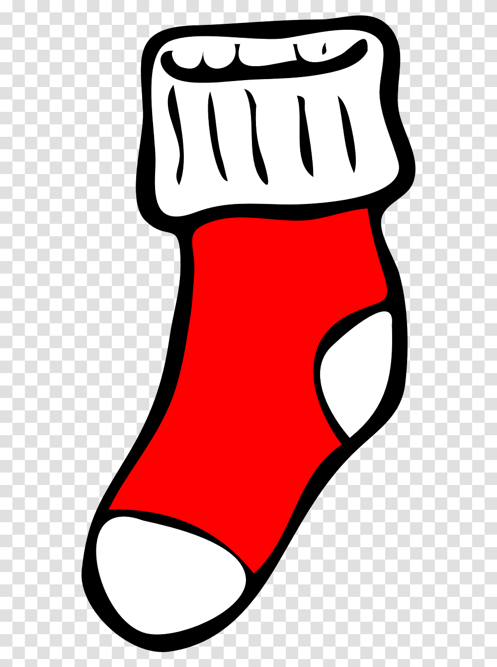 Stocking Christmas Sock Free Vector Graphic On Pixabay Sock Clipart, Christmas Stocking, Gift Transparent Png