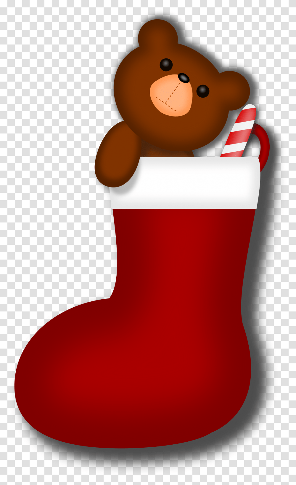 Stocking Clipart, Christmas Stocking, Gift Transparent Png