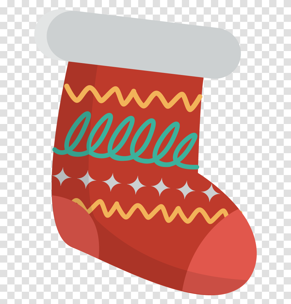 Stocking Clipart Cute Christmas Stocking Cute Christmas Stocking Clipart, Food, Label, Cream Transparent Png