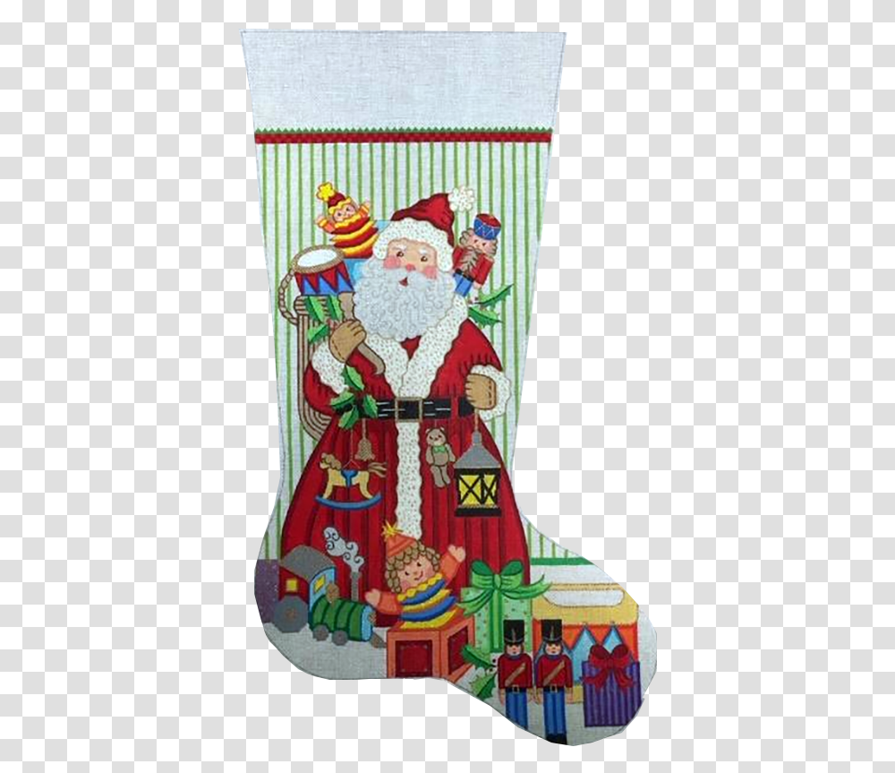 Stocking Father Christmas Christmas Stocking, Gift, Person Transparent Png