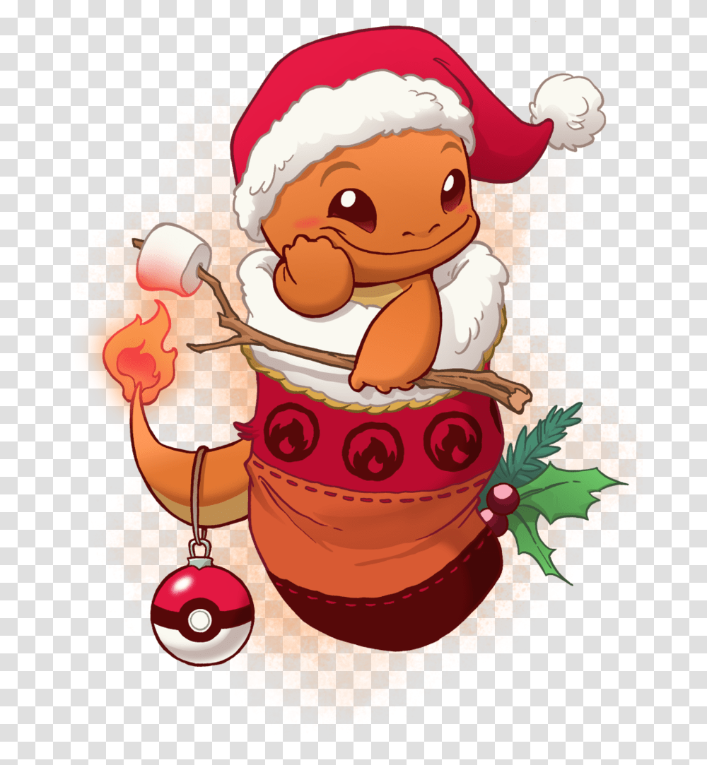 Stocking Stuffer Clipart Christmas Charmander, Food, Elf, Eating, Chef Transparent Png