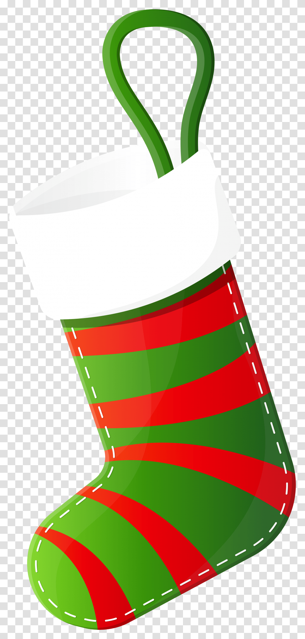 Stockings Clipart Green Christmas Sock Clipart, Christmas Stocking, Gift, Bottle Transparent Png
