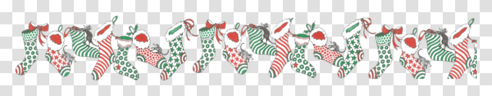 Stockings On The Mantle Christmas Stocking, Gift, Plush, Toy Transparent Png