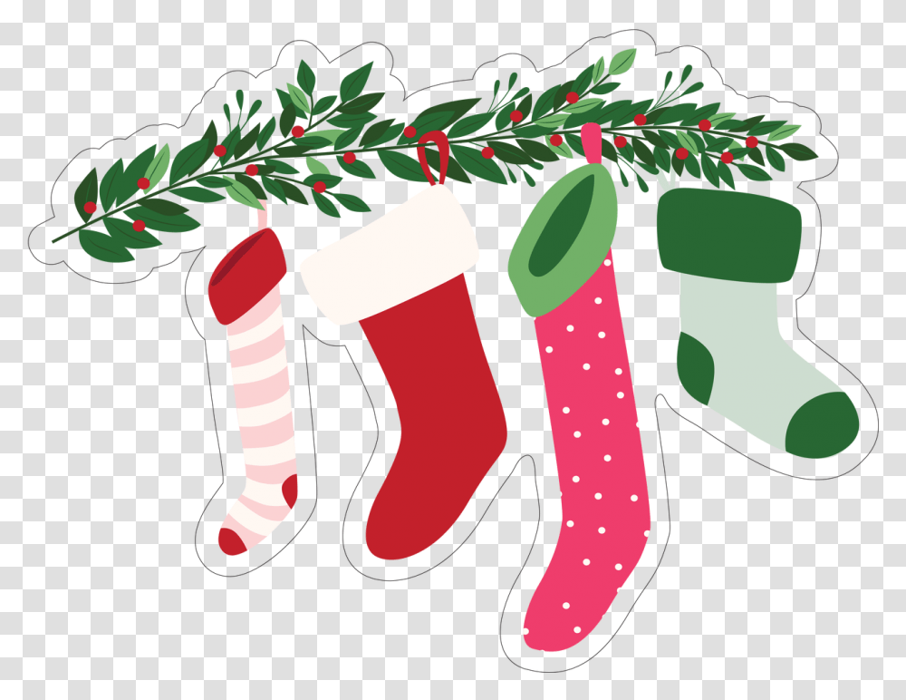 Stockings Print Amp Cut File Christmas Stocking, Gift Transparent Png