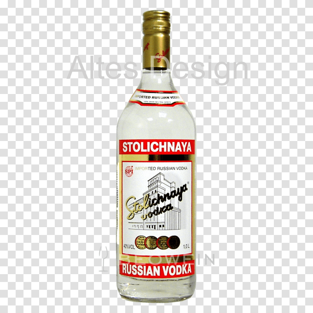 Stolichnaya Vodka L, Liquor, Alcohol, Beverage, Drink Transparent Png