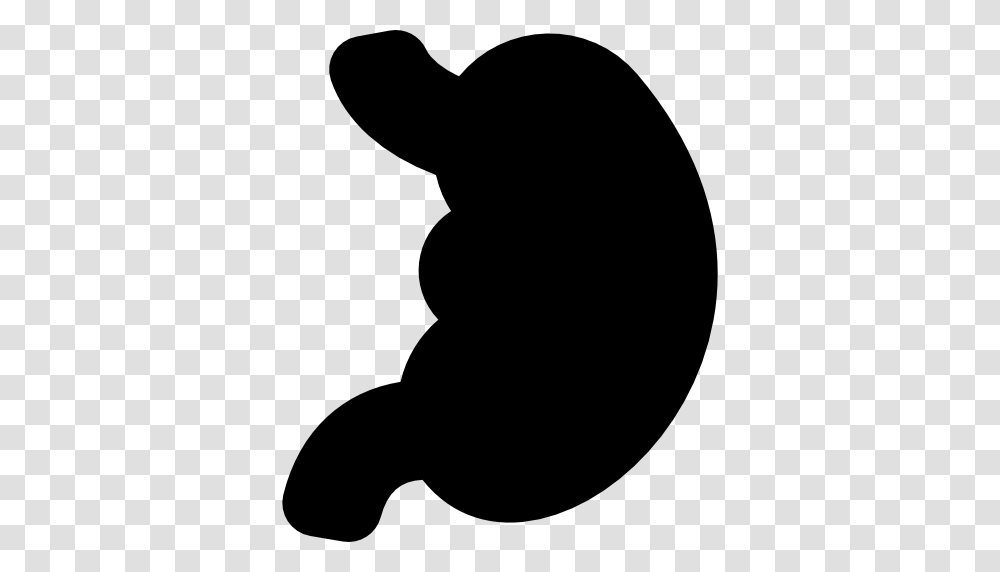 Stomach Icon, Silhouette, Animal, Mammal, Baby Transparent Png