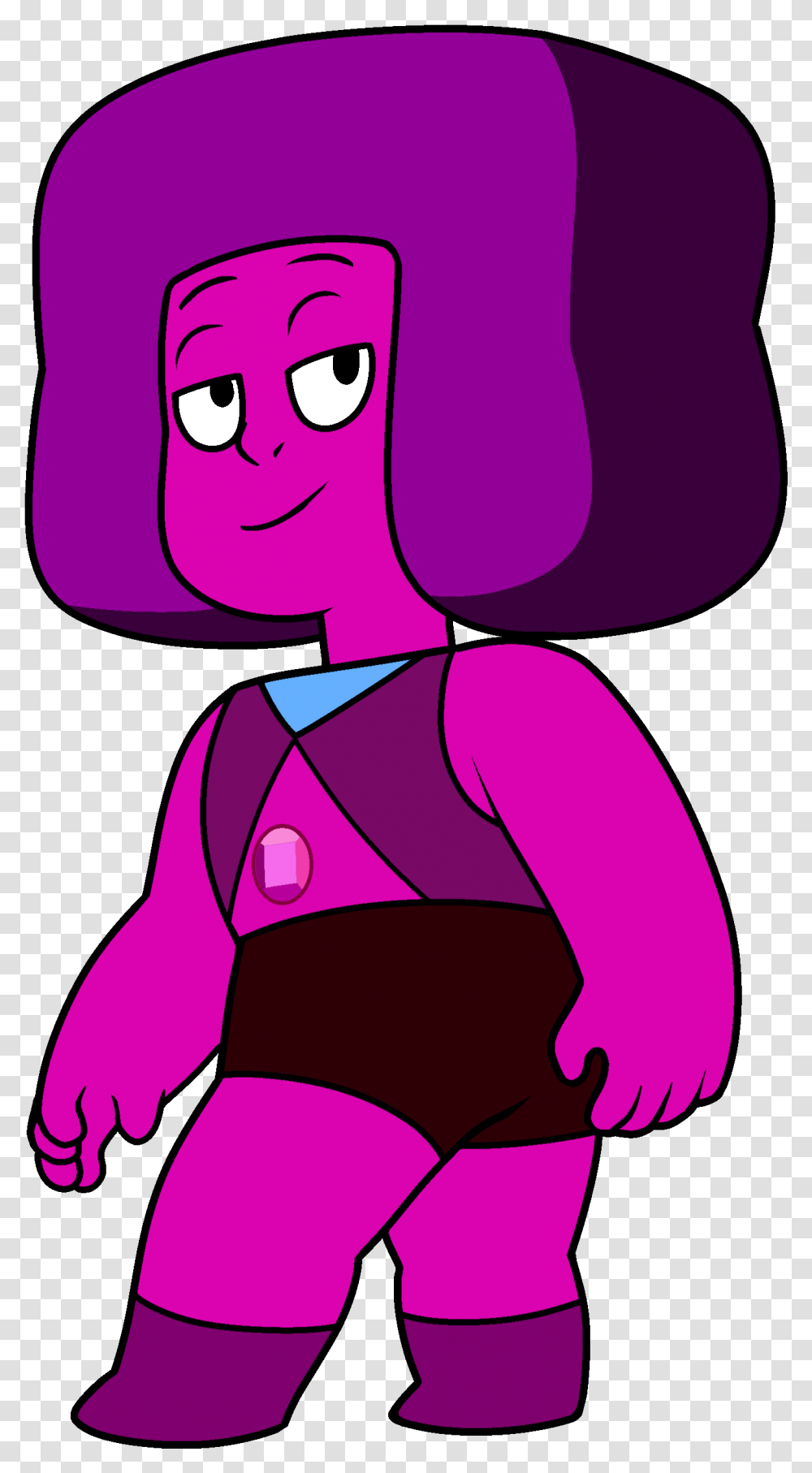 Stomach Ruby Offcolor By Yommy124 Steven Universe Garnet Chibi, Cushion, Headrest, Female Transparent Png