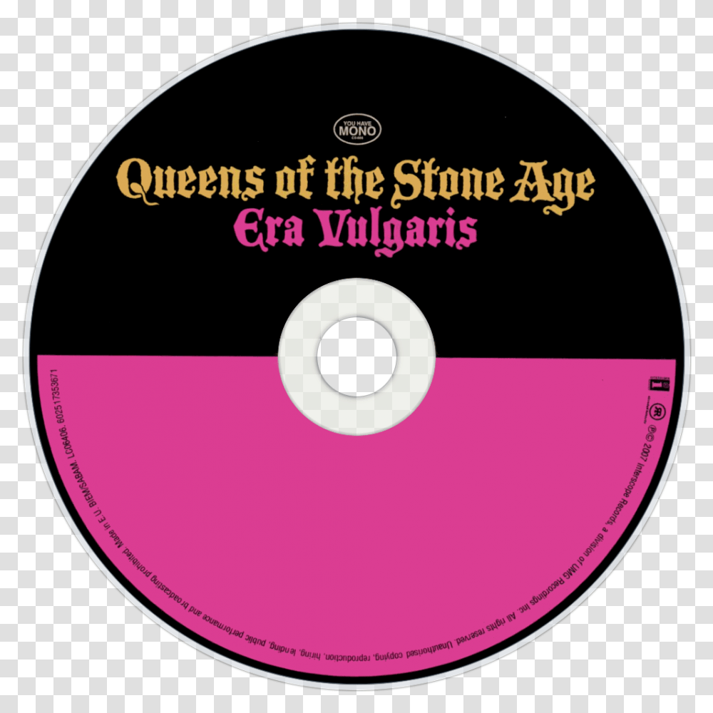 Stone Age Queens Of The Stone Age, Disk, Dvd Transparent Png