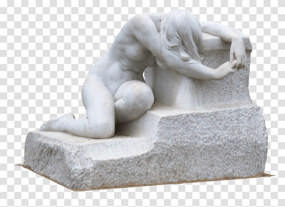 Stone Carving, Statue, Sculpture, Kneeling Transparent Png