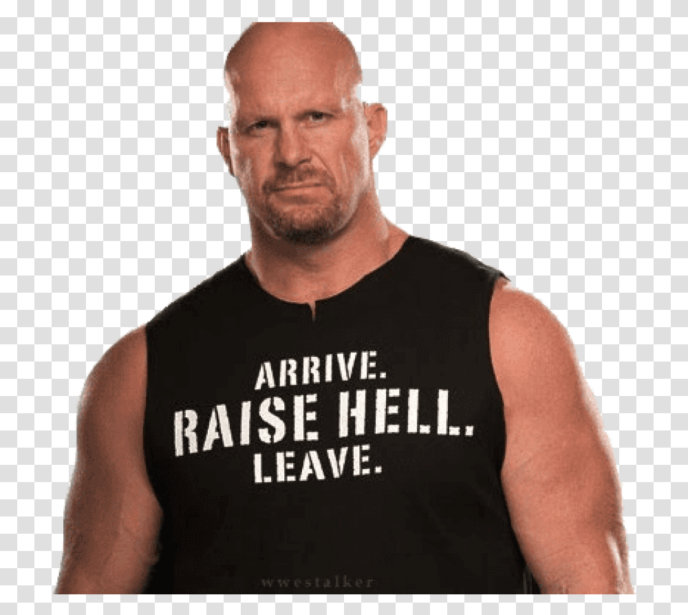 Stone Cold, T-Shirt, Person, Man Transparent Png