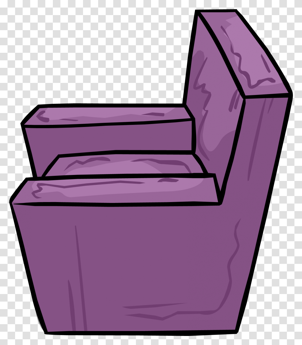 Stone Couch Sprite Chair, Furniture, Trash Can, Tin, Box Transparent Png
