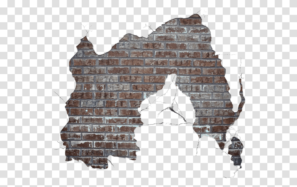 Stone Cracks Wall Walls In The Brick Exposed Brick Wall, Person, Human, Dungeon, Hole Transparent Png