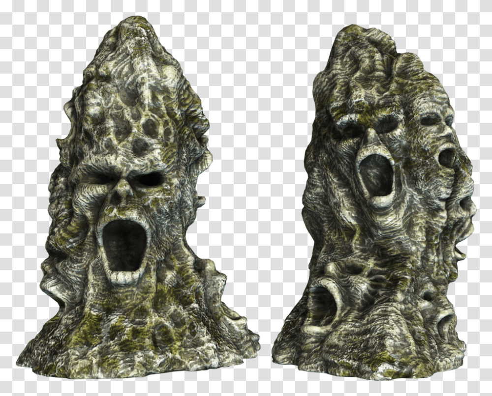 Stone Face, Archaeology, Soil, Fossil Transparent Png