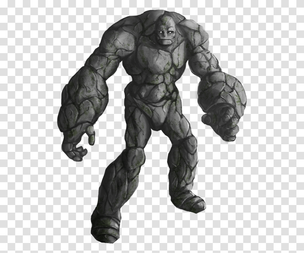 Stone Golem Concept Art Stone Golem, Alien, Person, Human, Mammal Transparent Png