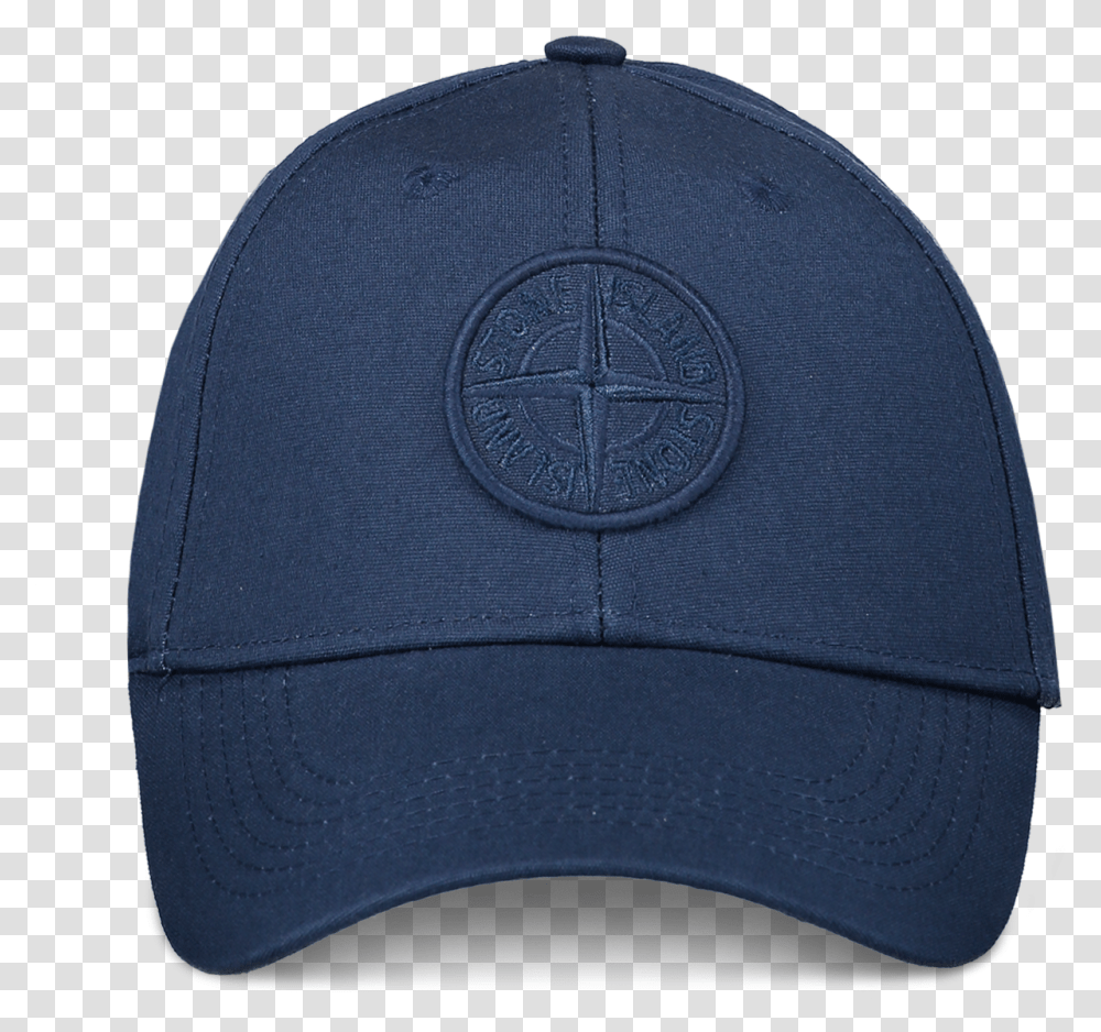 Stone Island Logo Hat Blue Marine Baseball Cap, Apparel Transparent Png