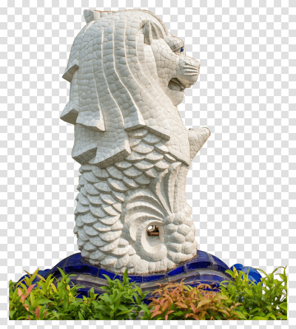 Stone Merlion Statue Material Park Changchun Sentosa Statue, Figurine, Architecture, Building Transparent Png