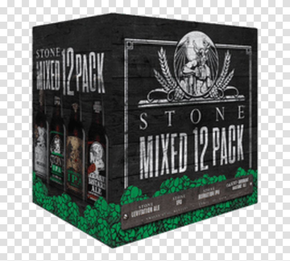Stone Mixed 12 Pack, Beverage, Drink, Alcohol, Bottle Transparent Png