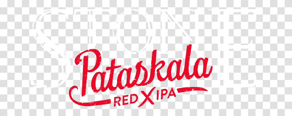 Stone Pataskala Red X Ipa Brewing Calligraphy, Text, Alphabet, Word, Symbol Transparent Png
