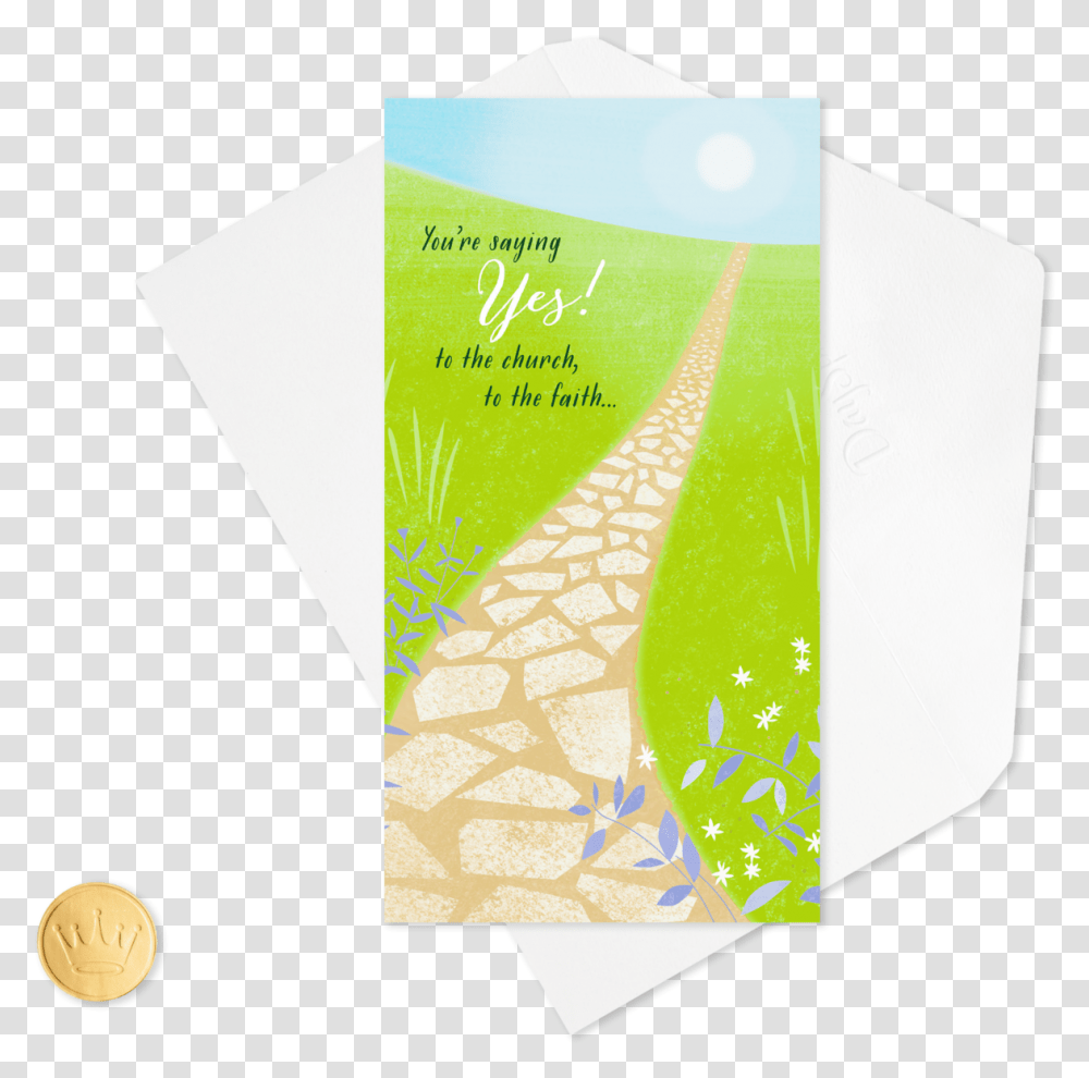 Stone Path Confirmation Money Holder Card Graphic Design, Paper, Poster, Advertisement, Flyer Transparent Png