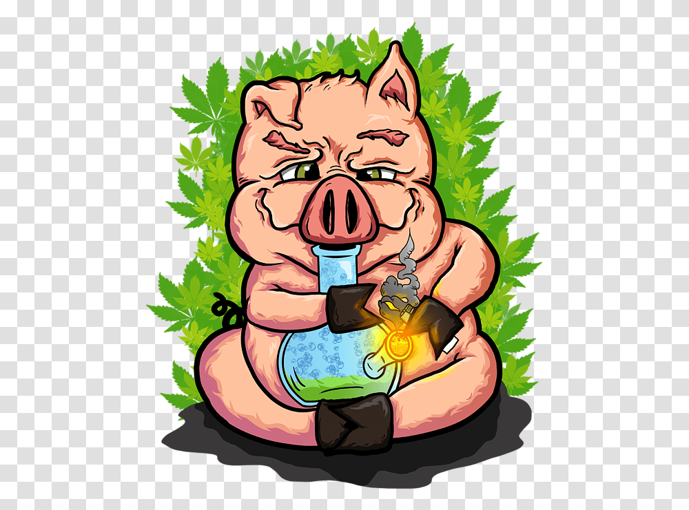 Stoned Pig, Person, Vegetation, Plant Transparent Png