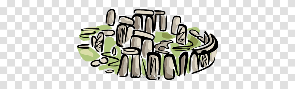 Stonehenge Royalty Free Vector Clip Art Illustration, Alphabet, Doodle, Drawing Transparent Png