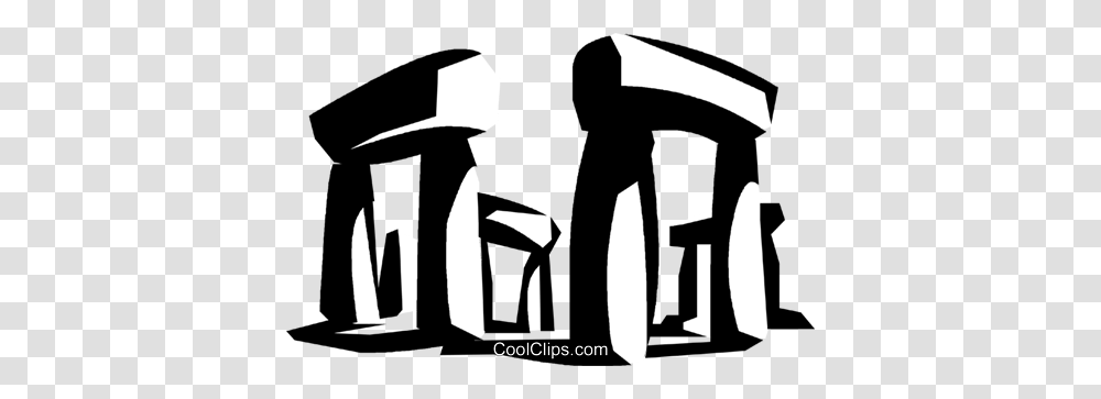 Stonehenge Royalty Free Vector Clip Art Illustration, Machine, Silhouette, Outdoors Transparent Png