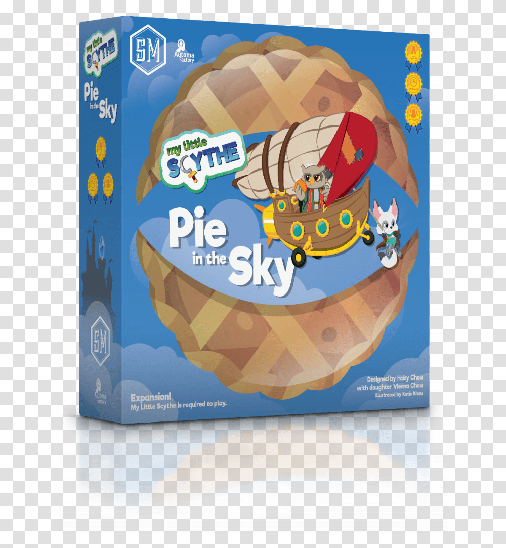 Stonemaier Games Announces My Little Scythe Expansion And My Little Scythe Pie In The Sky, Advertisement, Poster, Food, Label Transparent Png
