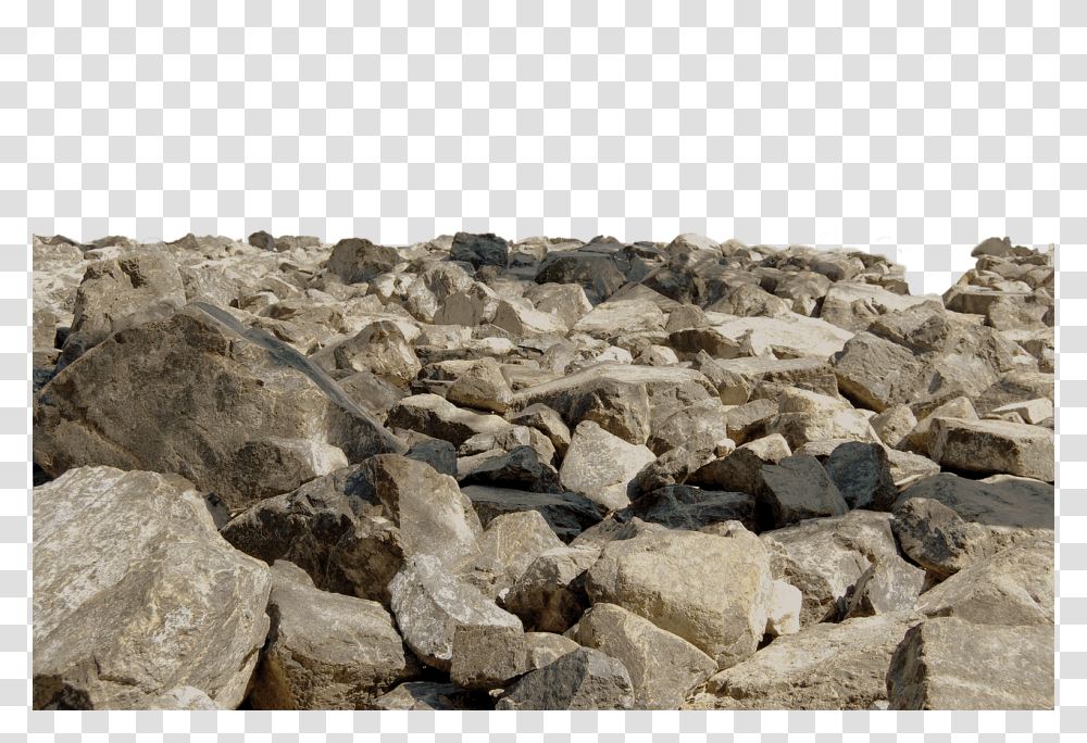 Stones Nature, Rubble, Ground, Slate Transparent Png