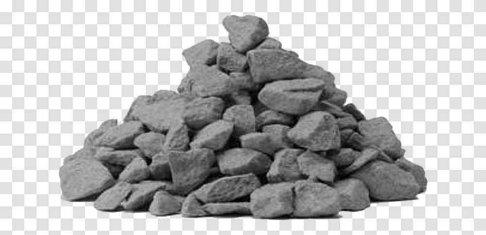 Stones Pile Of Rocks, Rubble, Coal, Limestone, Road Transparent Png
