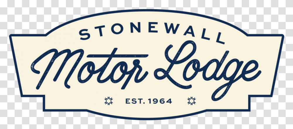 Stonewall Motor Lodge Stone Wall, Label, Text, Sticker, Meal Transparent Png