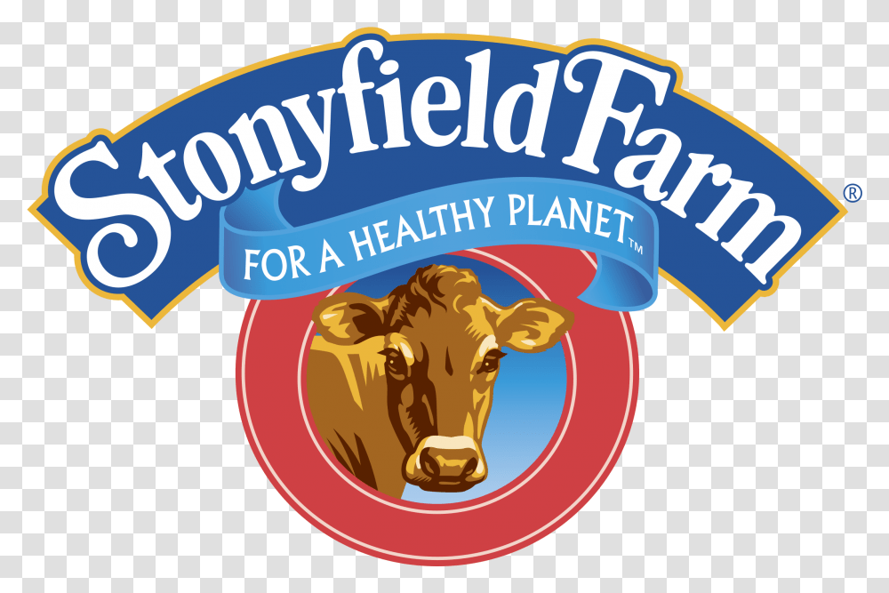 Stonyfield Farm Logo Stonyfield Farm Logo, Cow, Cattle, Mammal, Animal Transparent Png