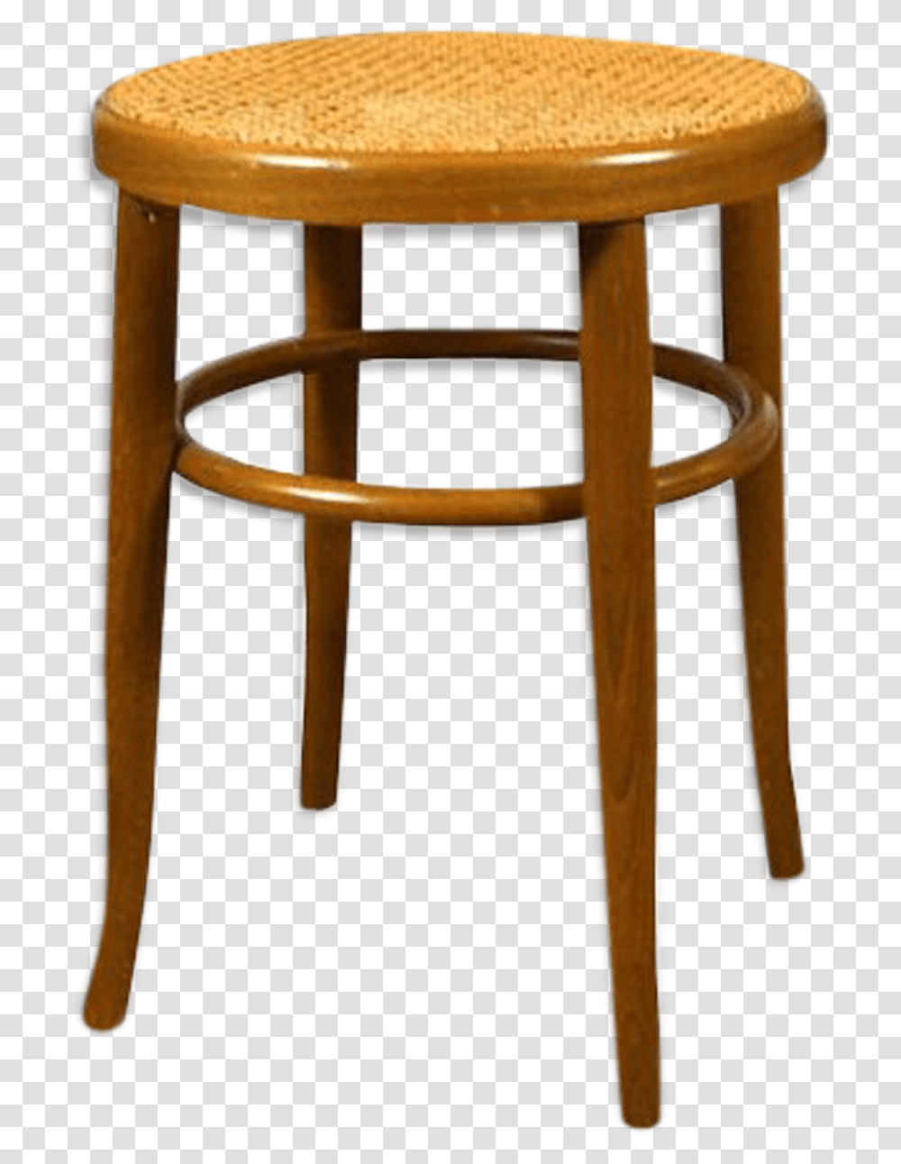 Stool Tom In Beech And Caning Vintage 1960Src Https Chair, Furniture, Bar Stool, Table, Dining Table Transparent Png