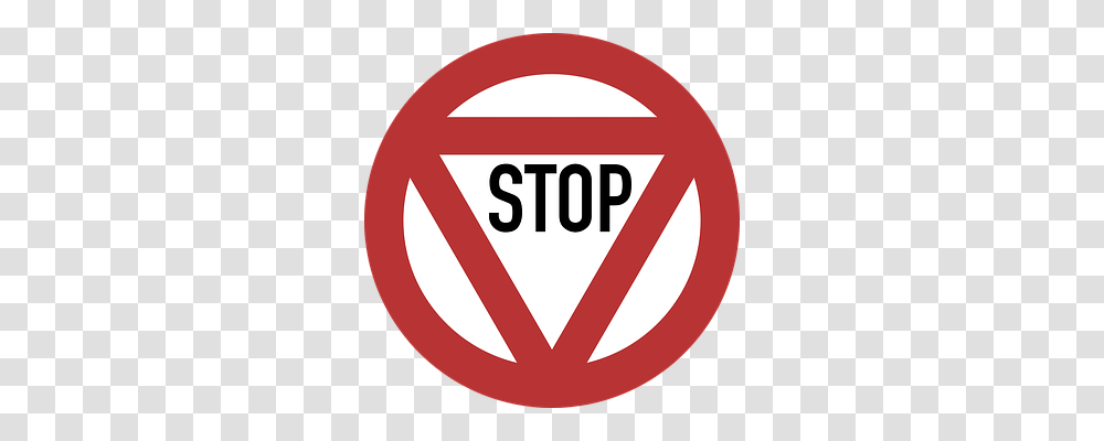 Stop Transport, Road Sign, Stopsign Transparent Png