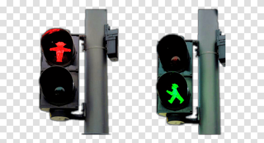 Stop And Go Berlin Semaforos Hombrecitos, Traffic Light Transparent Png