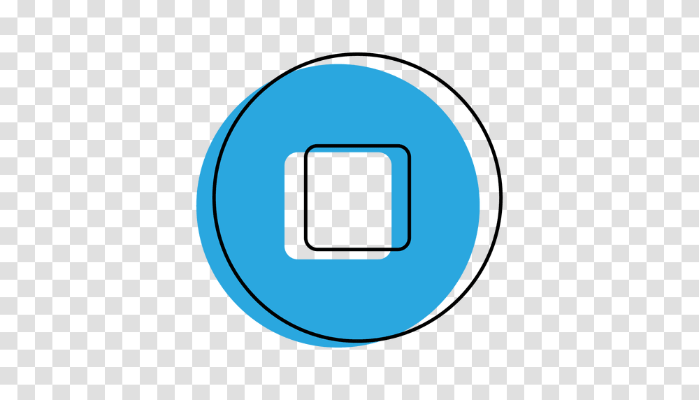 Stop Button Blue Icon, Electrical Device, Switch, Electronics, Electronic Chip Transparent Png