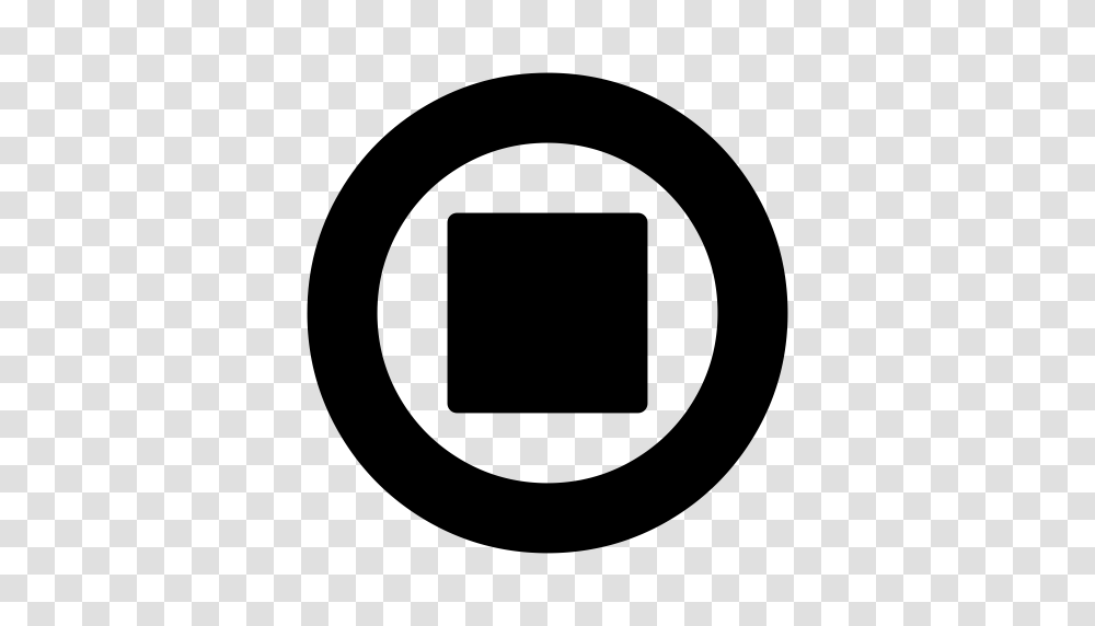 Stop Circle O Stop Stop Button Icon With And Vector Format, Gray, World Of Warcraft Transparent Png