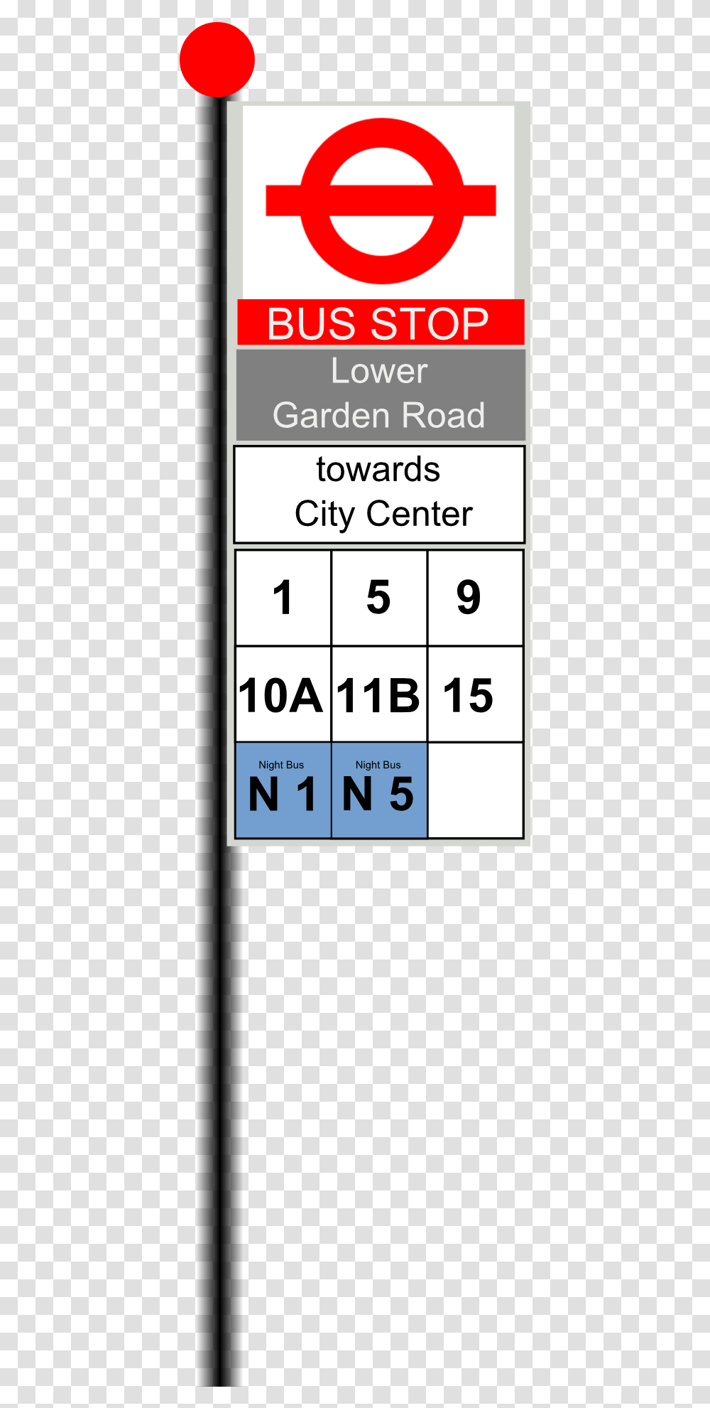 Stop Clipart London Bus Stop Sign Clipart, Number, Word Transparent Png