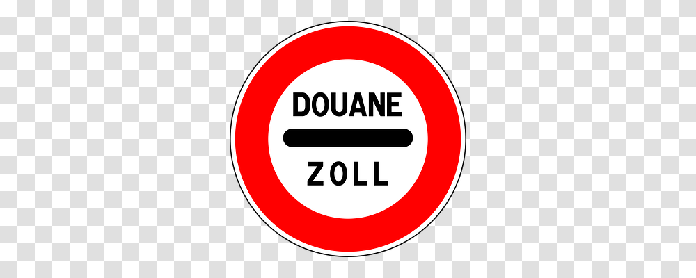 Stop Customs Transport, Road Sign, Stopsign Transparent Png