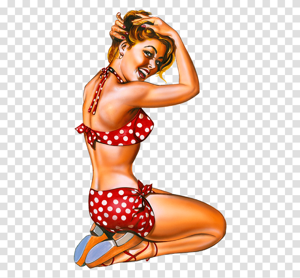 Stop Halterneck Pain With Halto As Seen Pin Up Girls, Clothing, Apparel, Person, Human Transparent Png