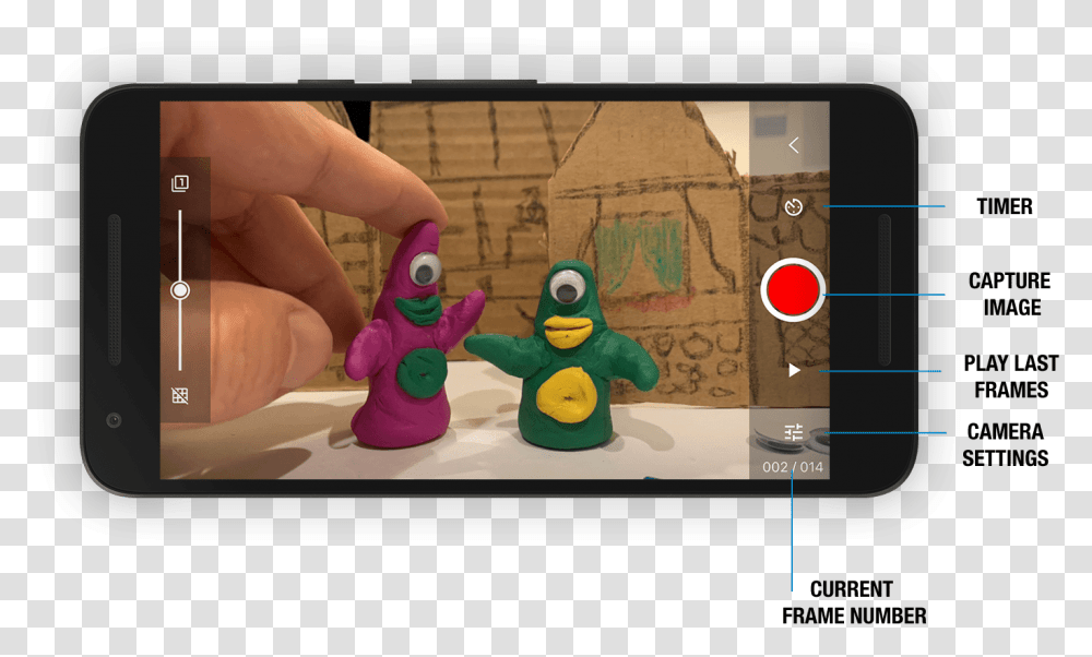 Stop Motion Studio For Android Camera Phone, Toy, Person, Human, Finger Transparent Png