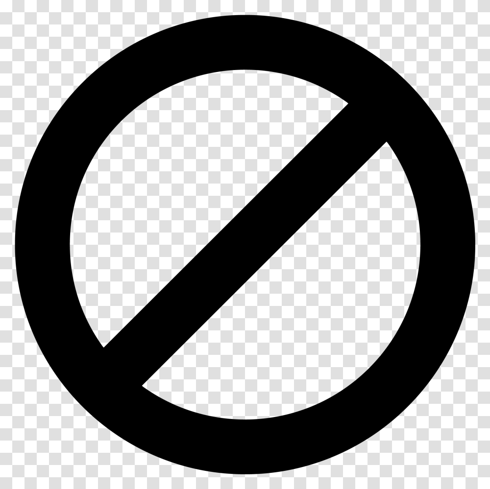 Stop Or Prohibition Sign, Gray, World Of Warcraft Transparent Png