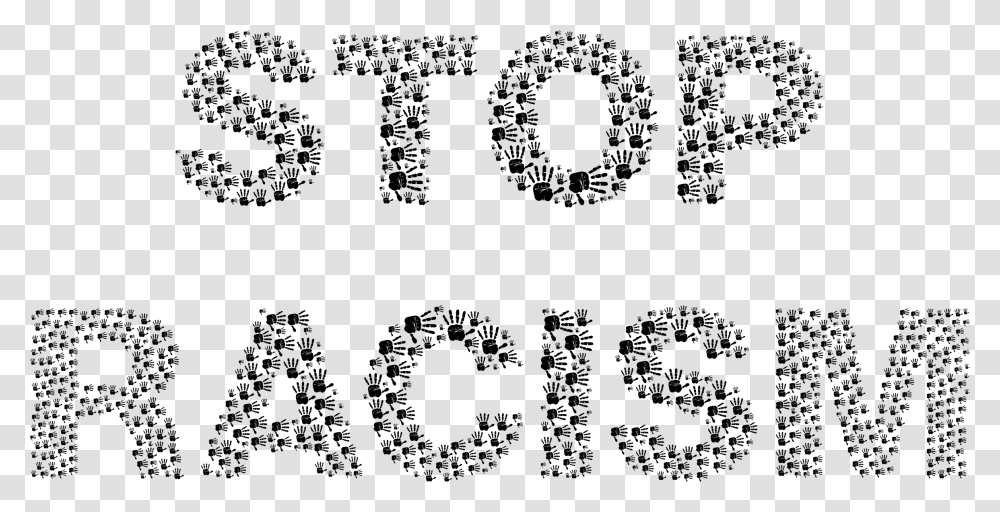 Stop Racism Black Clip Arts Stop Racism Black And White, Gray, World Of Warcraft Transparent Png