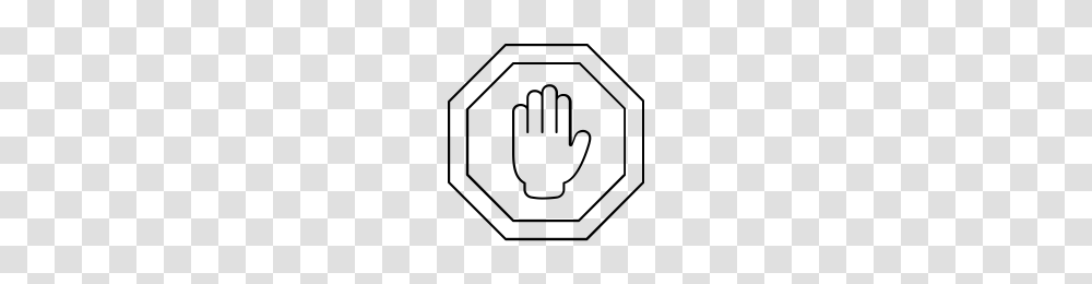 Stop Sign Icons Noun Project, Gray, World Of Warcraft Transparent Png