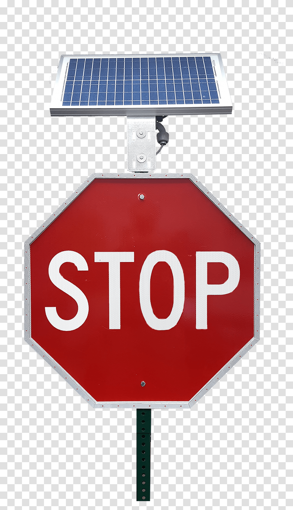 Stop Sign Ontario, Road Sign, Stopsign, Solar Panels Transparent Png