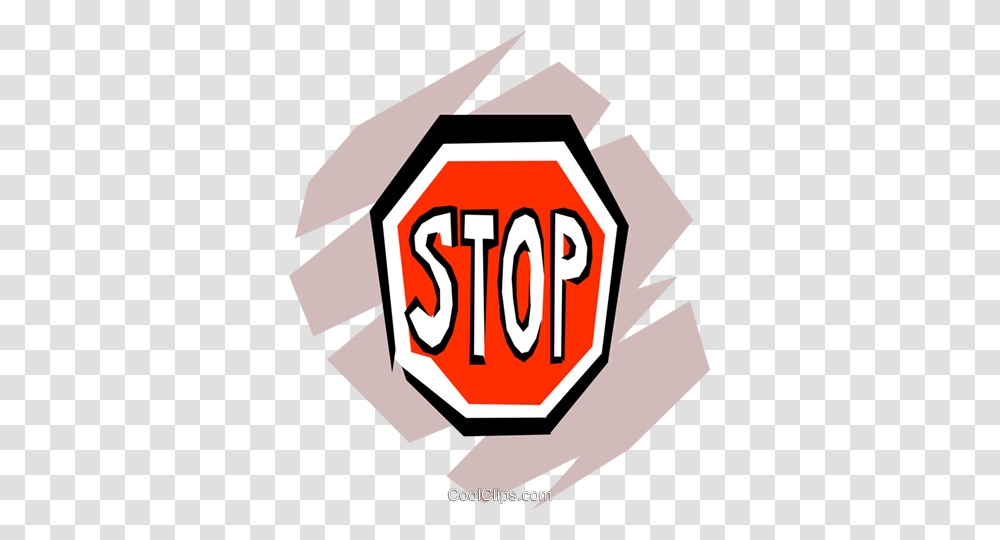 Stop Sign Royalty Free Vector Clip Art Illustration, Road Sign, Stopsign Transparent Png
