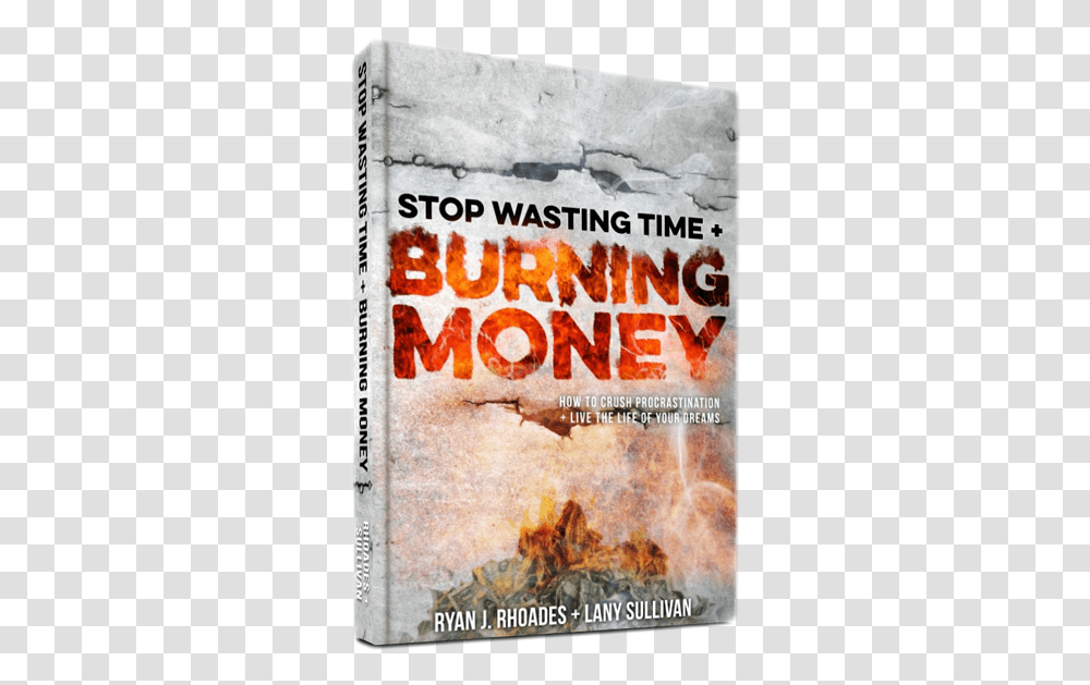 Stop Wasting Time Today Book Cover, Poster, Advertisement, Paper Transparent Png