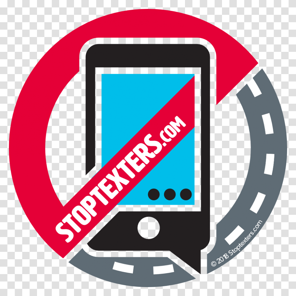 Stoptexters Com Circle, Label, Electronics, Horseshoe, GPS Transparent Png
